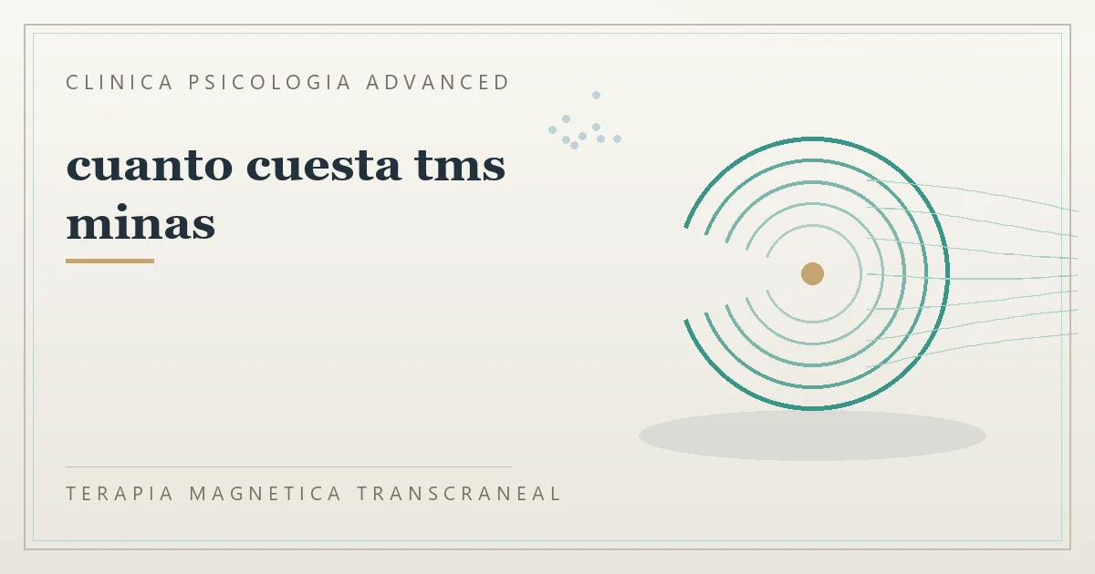 Terapia Magnetica Transcraneal con valoracion medica previa Clinica Psicologia Advanced