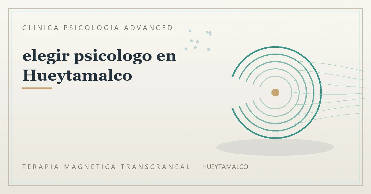 Terapia Magnetica Transcraneal con valoracion medica previa Clinica Psicologia Advanced