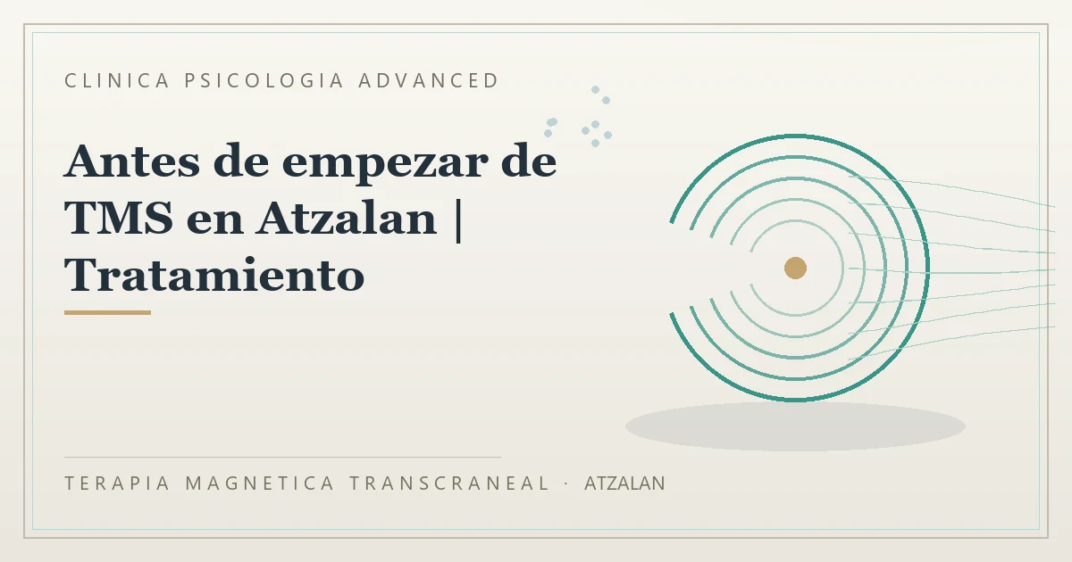 Terapia Magnetica Transcraneal con valoracion medica previa Clinica Psicologia Advanced