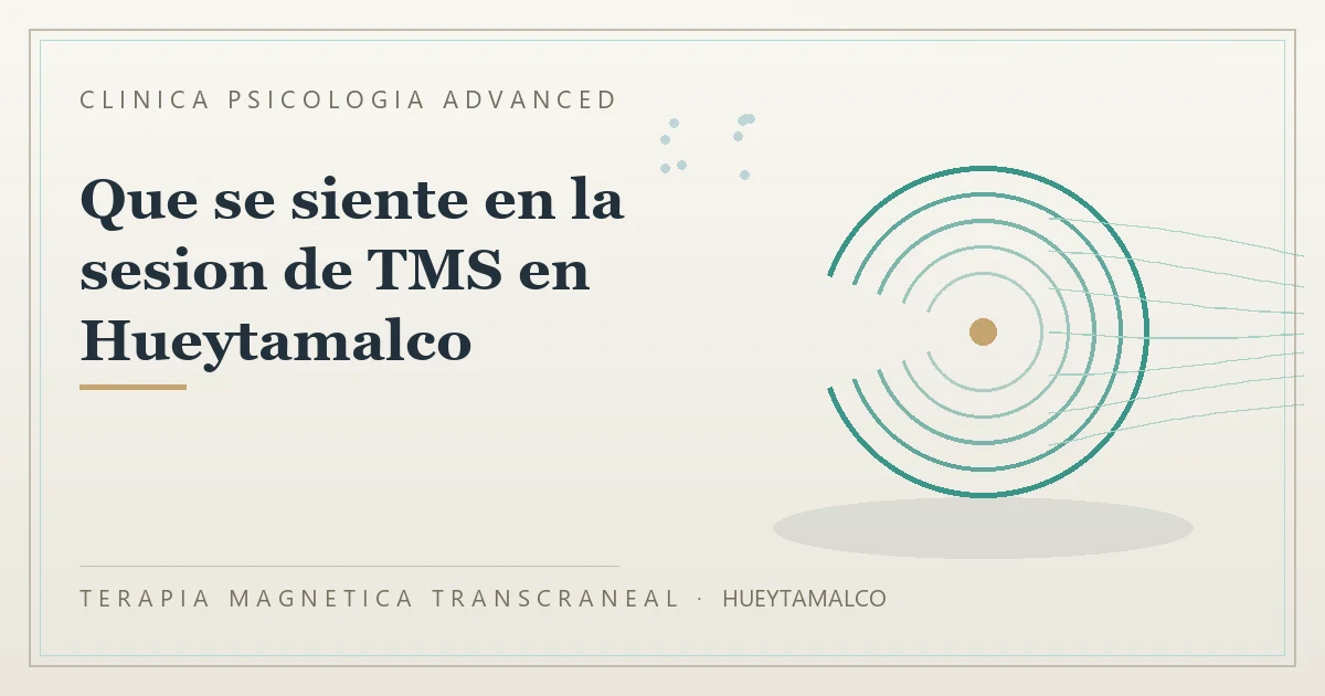 Terapia Magnetica Transcraneal con valoracion medica previa Clinica Psicologia Advanced
