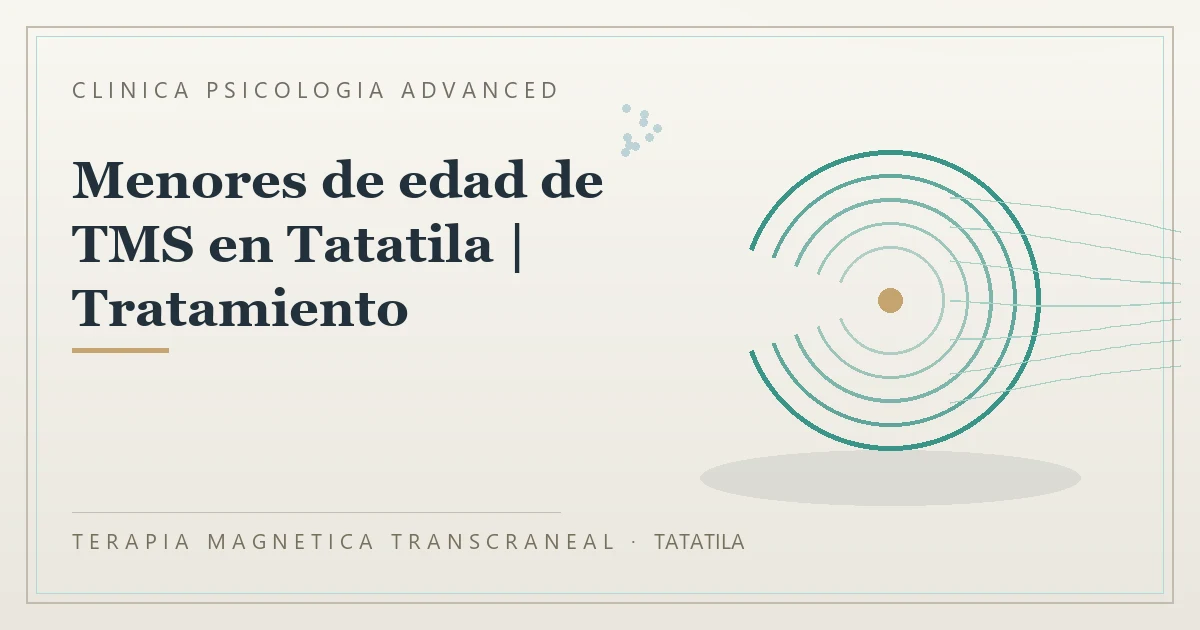 Terapia Magnetica Transcraneal con valoracion medica previa Clinica Psicologia Advanced