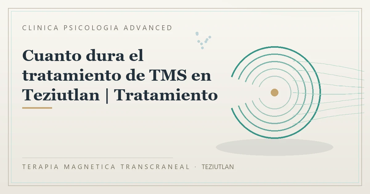 Terapia Magnetica Transcraneal con valoracion medica previa Clinica Psicologia Advanced