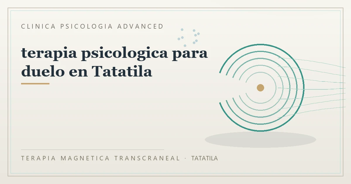 Terapia Magnetica Transcraneal con valoracion medica previa Clinica Psicologia Advanced