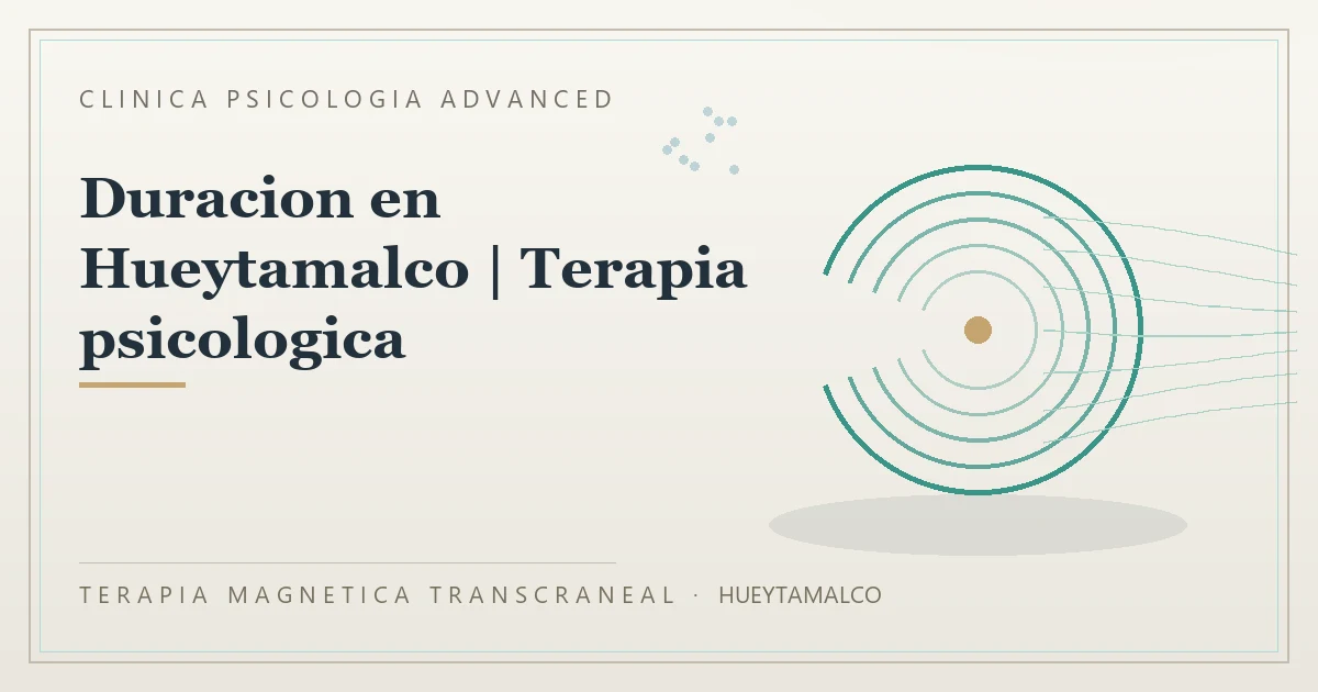 Terapia Magnetica Transcraneal con valoracion medica previa Clinica Psicologia Advanced