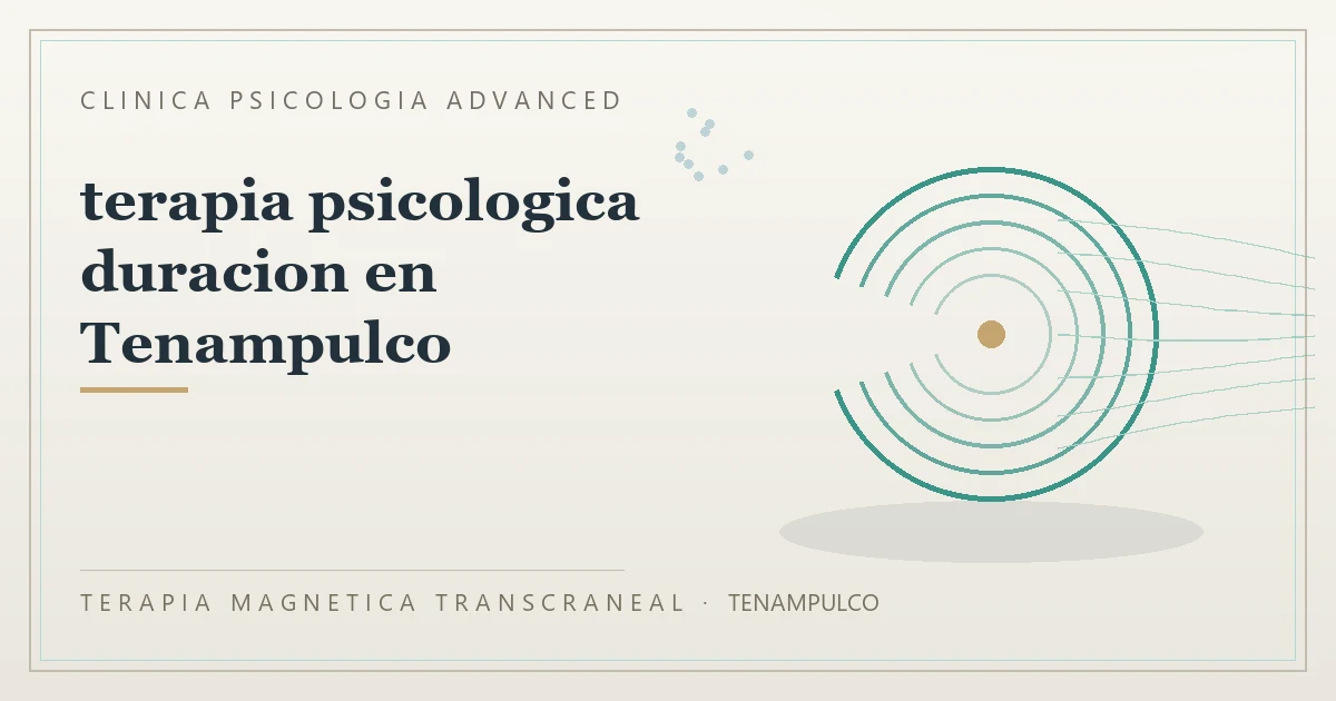 Terapia Magnetica Transcraneal con valoracion medica previa Clinica Psicologia Advanced