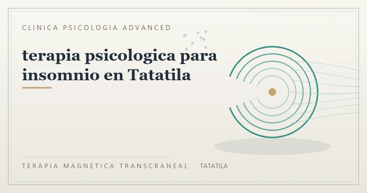Terapia Magnetica Transcraneal con valoracion medica previa Clinica Psicologia Advanced