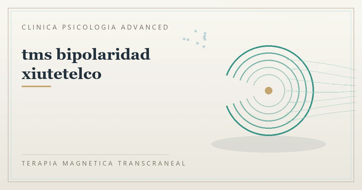 Terapia Magnetica Transcraneal con valoracion medica previa Clinica Psicologia Advanced