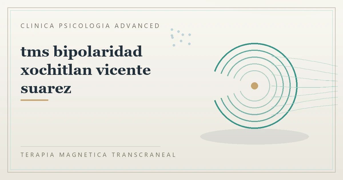 Terapia Magnetica Transcraneal con valoracion medica previa Clinica Psicologia Advanced