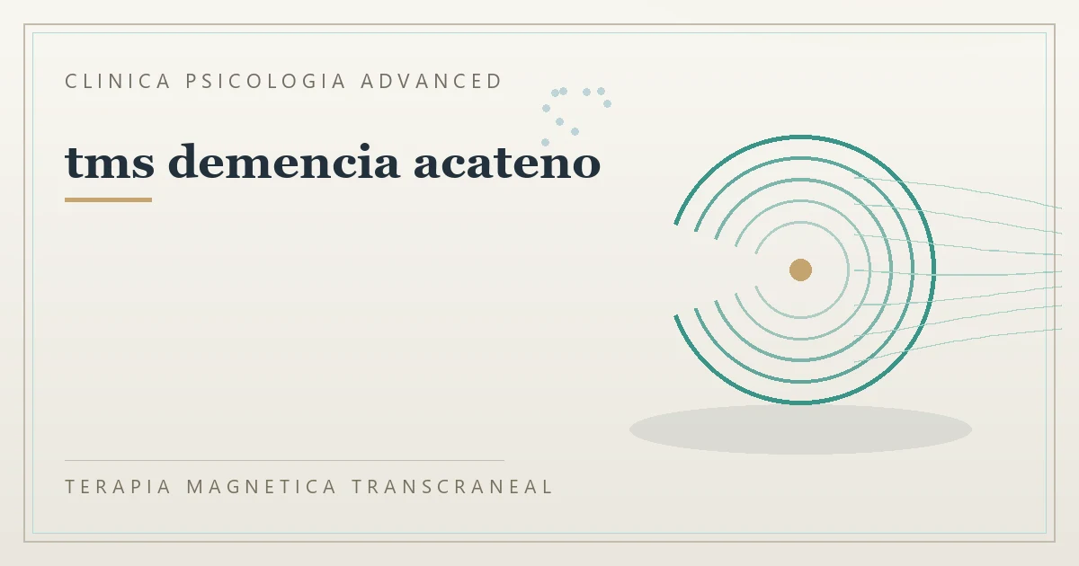 Terapia Magnetica Transcraneal con valoracion medica previa Clinica Psicologia Advanced