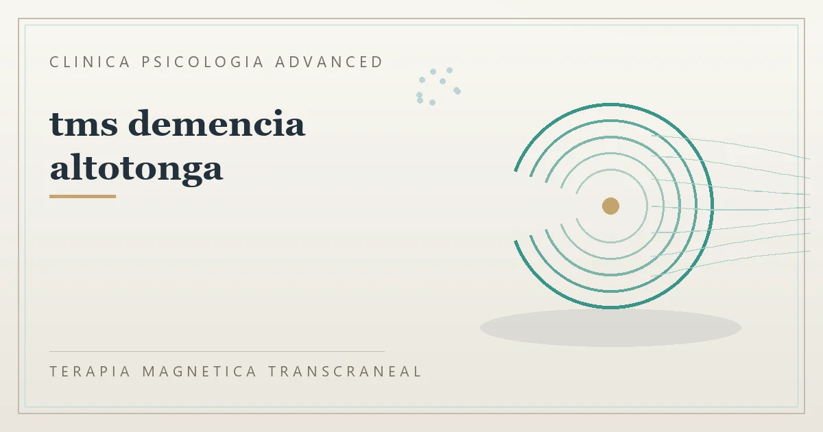 Terapia Magnetica Transcraneal con valoracion medica previa Clinica Psicologia Advanced