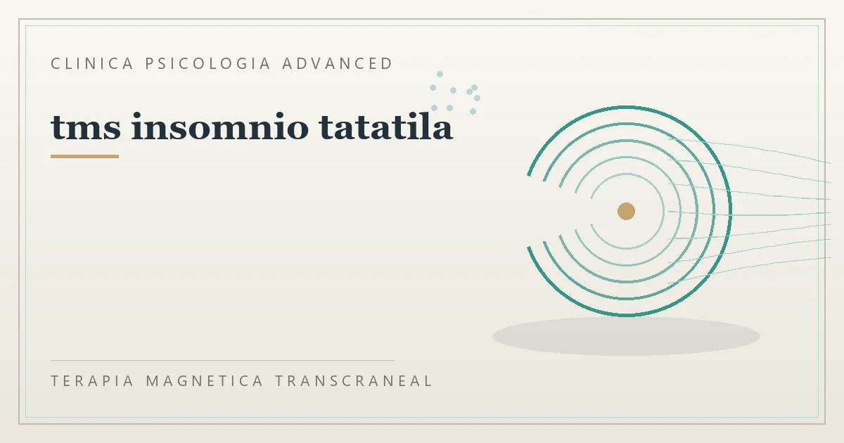 Terapia Magnetica Transcraneal con valoracion medica previa Clinica Psicologia Advanced