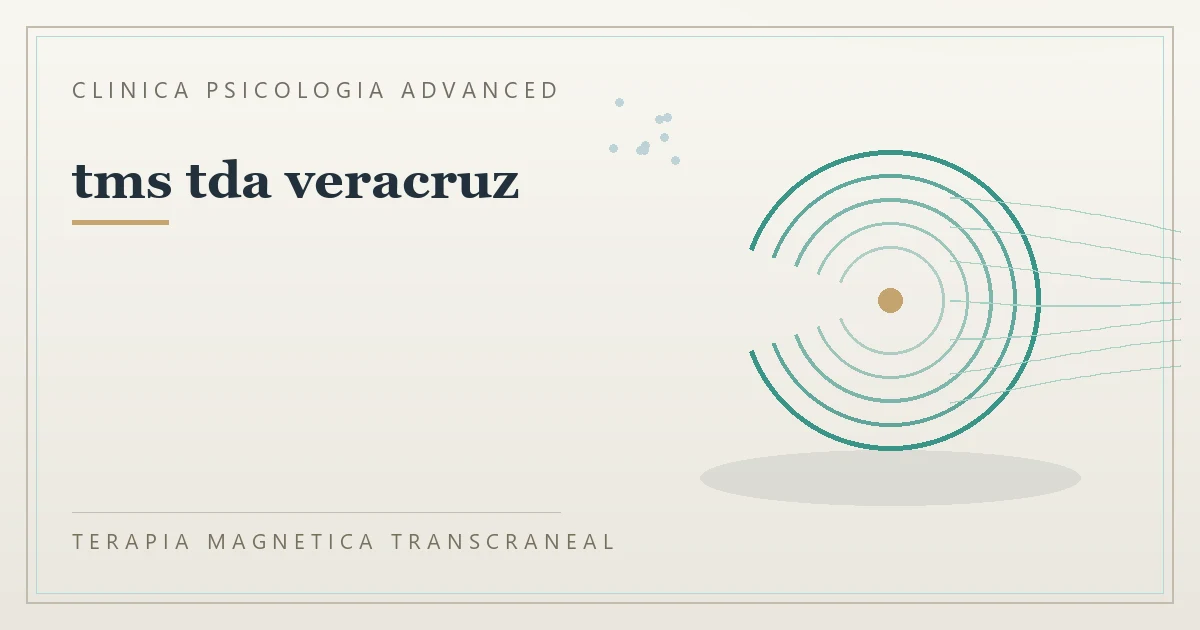 Terapia Magnetica Transcraneal con valoracion medica previa Clinica Psicologia Advanced